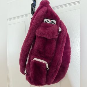 Kavu Maroon Rope Bag